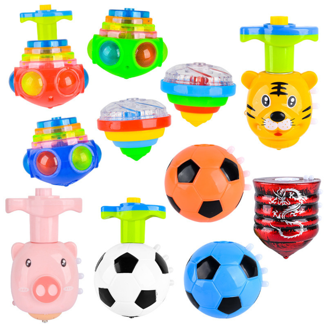 Leuchtendes kreisel spielzeug