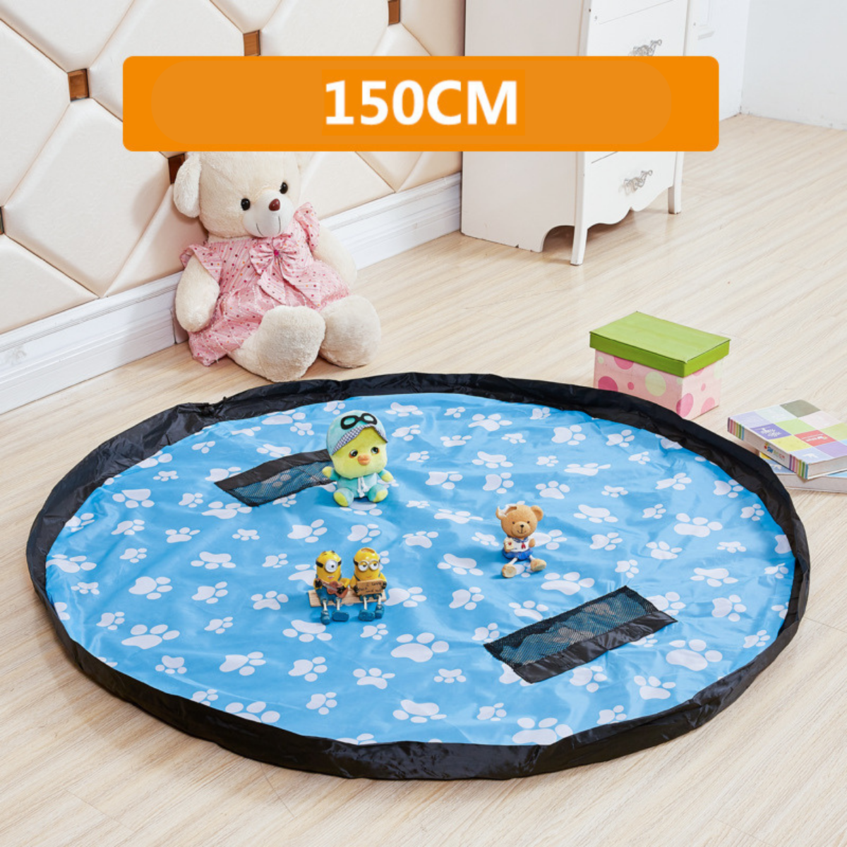 Toy Storage bag - leicht zu organisieren - spielmatte und aufbewahrungstasche in 1