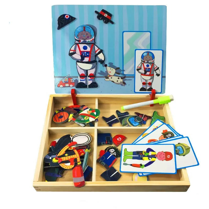 Woods magnetic sticker puzzles- endlose kreationen - magnetische 3D sticker puzzles