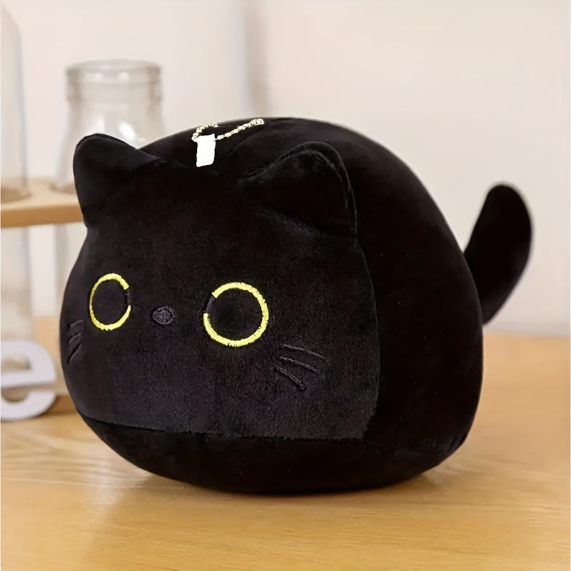Kuro - Kawaii Schwarze Katze Weiches Plüsch Kissen Puppe Spielzeug