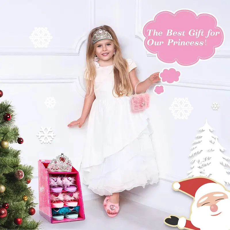 Prinzessin Cosplay Schuhset mit 3 Paar Schuhen