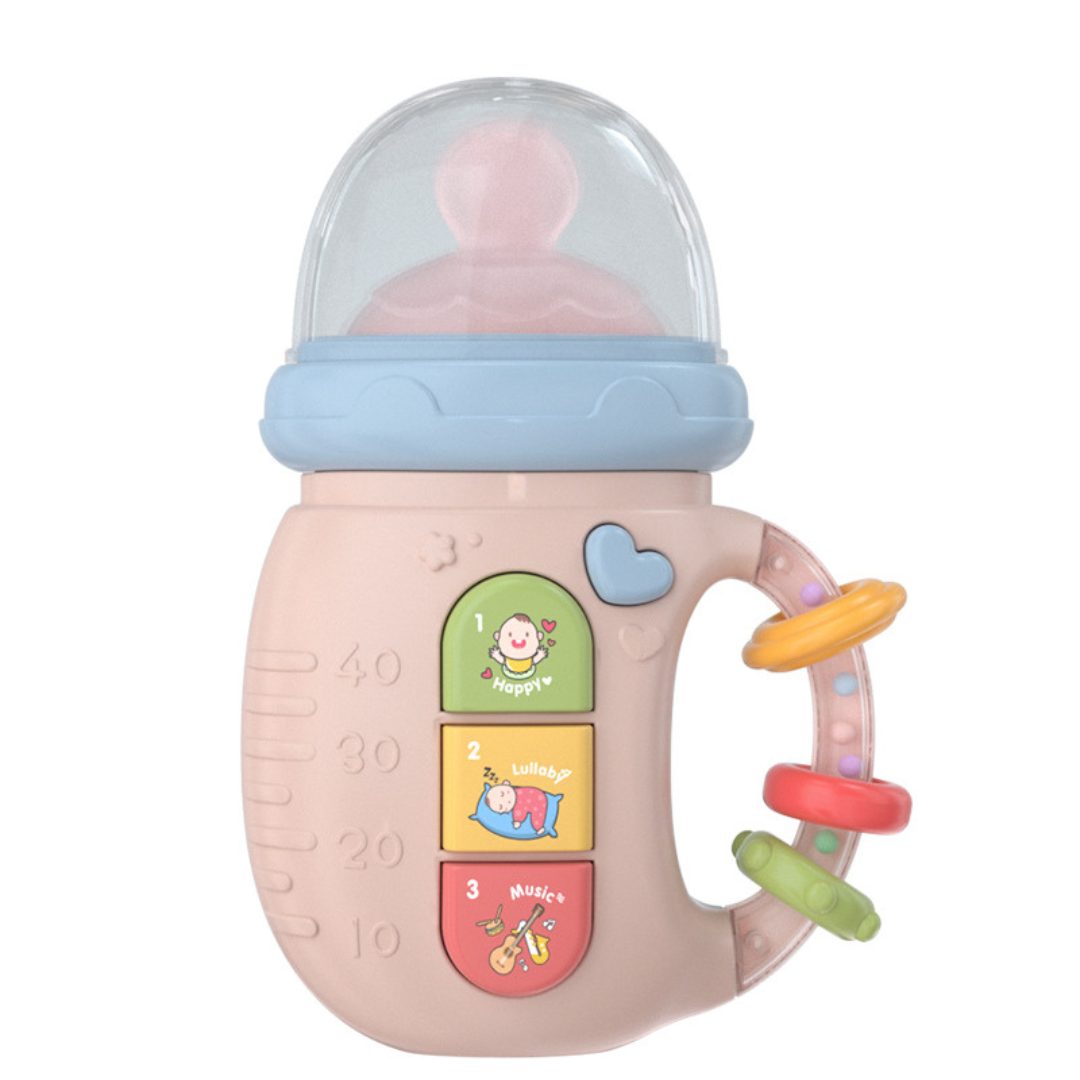 Musikalischer baby schnuller mit beibring und rasseln