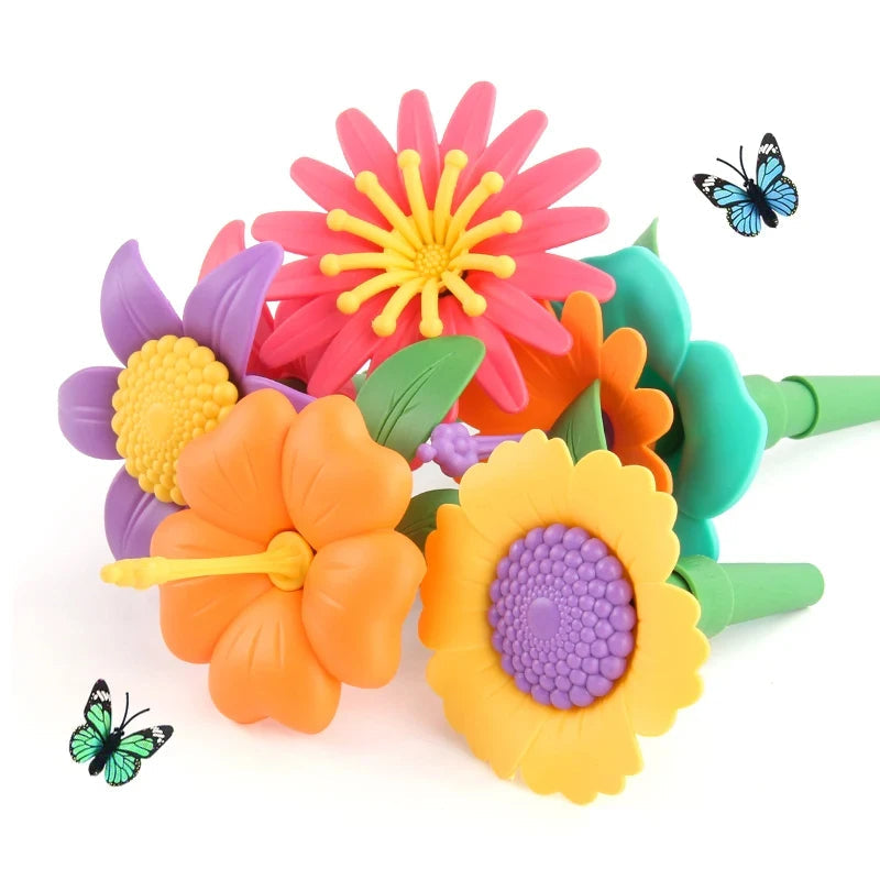 Kreative blumen spielsteine