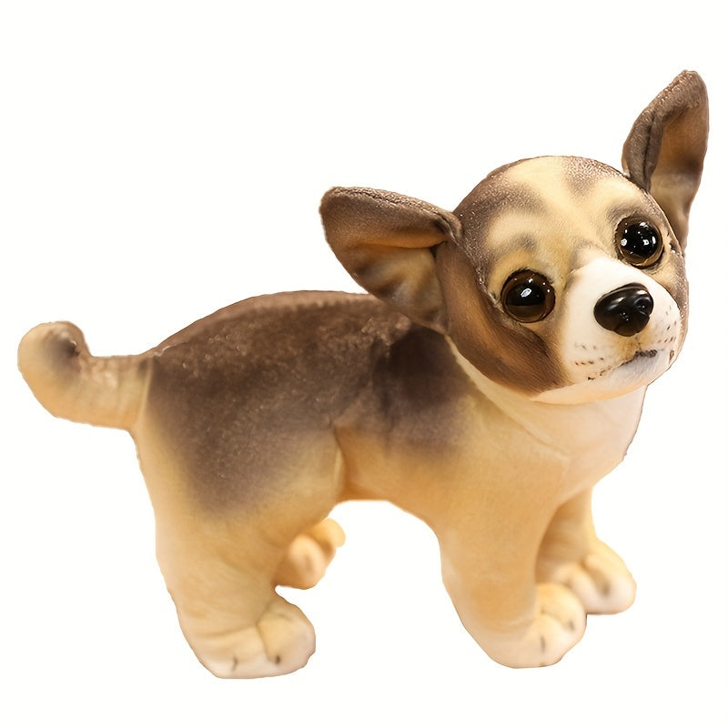 Realistische Hund Plüschfigur