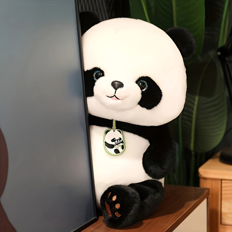 Panda Plüschpuppe - Schwarz-Weiß