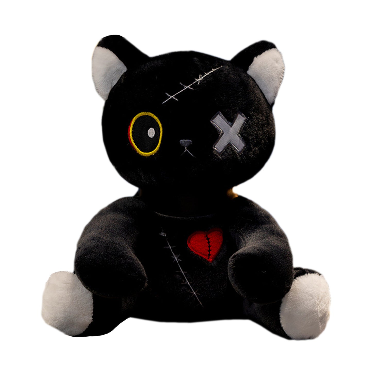 Hex – Gruselige Halloween Katzen Plüschfigur
