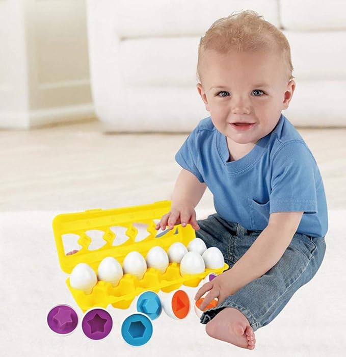 Montessori formen und farben eier