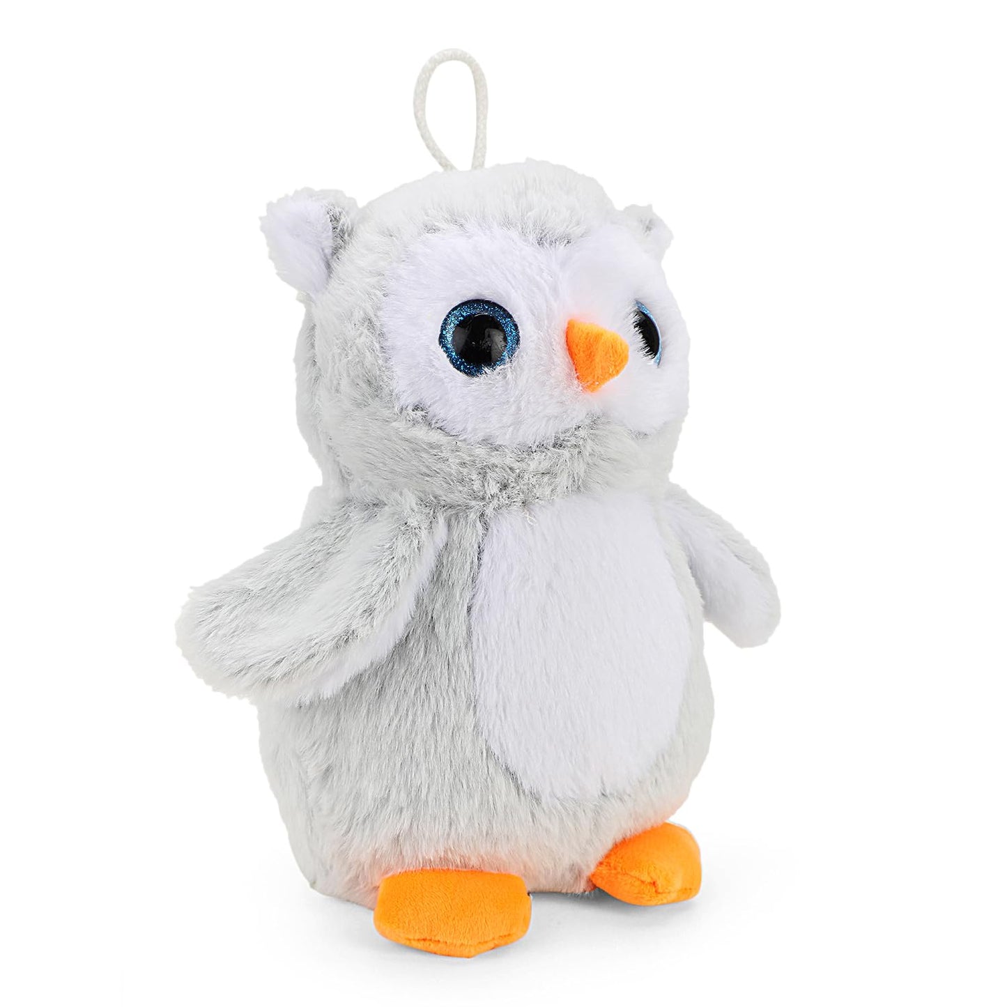 Zauberhafter Grauer Kuschel-Eule