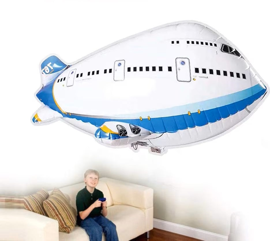 RC airplane balloon - party am himmel - flugzeugballon