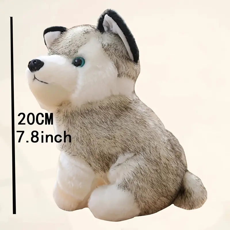 Lebensechte Niedliche Husky Hunde Plüschtiere