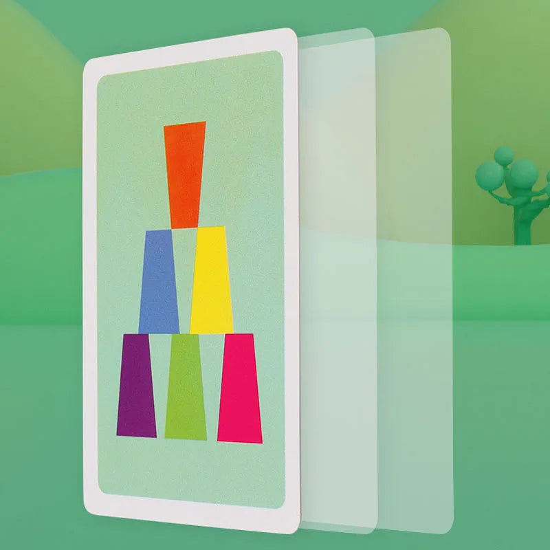 Montessori becherstappel spiel