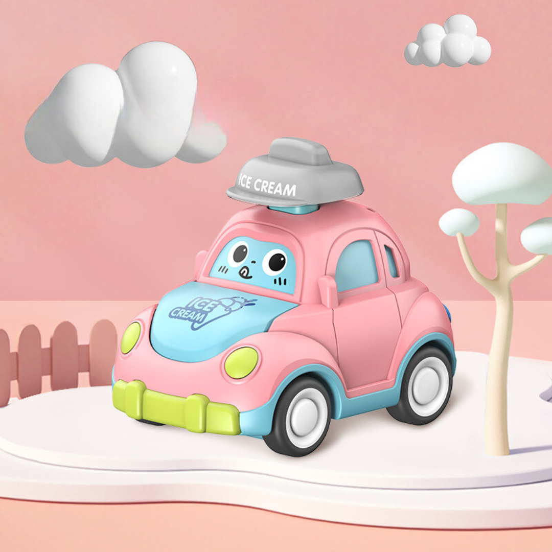 Kleine abenteuer-autos – drücken und fahren