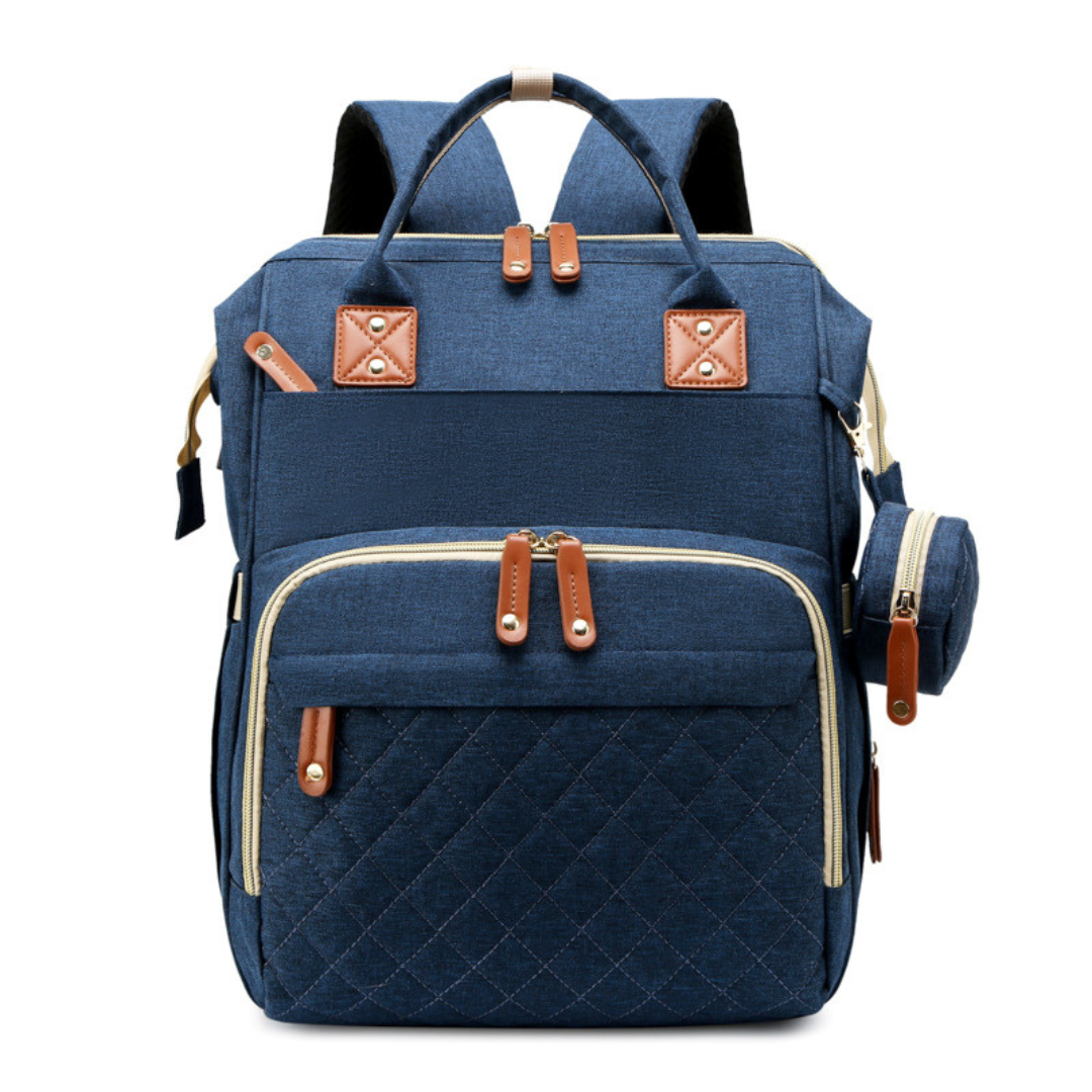 Multifunktionaler baby-wickelrucksack mit schlafplatz