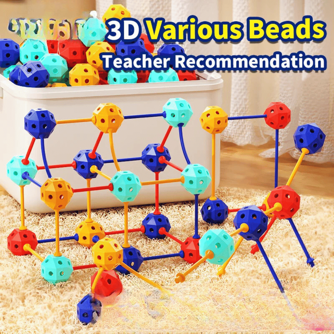 Connect Beads - flexible PVC-perlen - geometrische 3D-bausteine