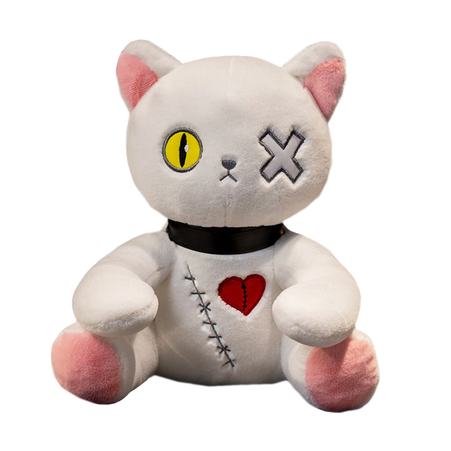 Gruselige Halloween-Katze Plüsch