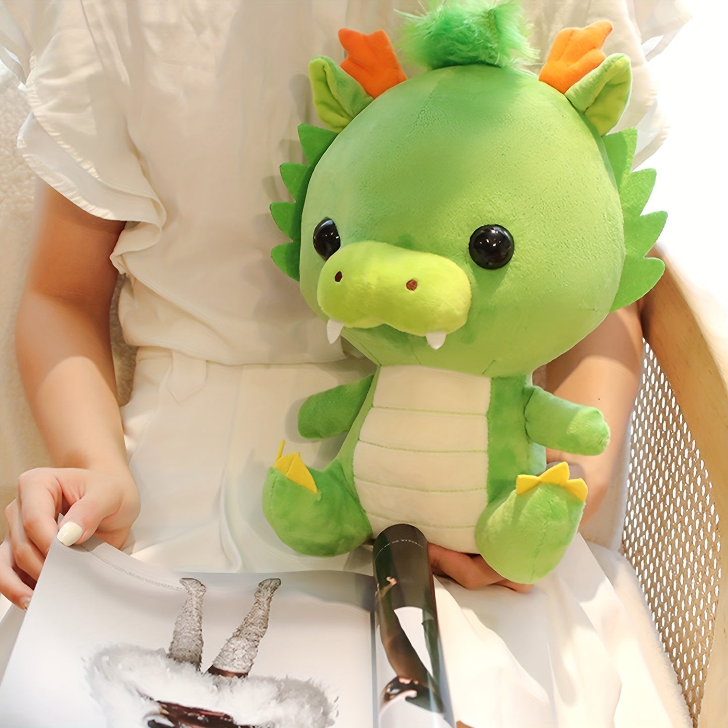 Grüner Drachen Plüschspielzeug