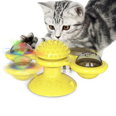 Katzen-windmühlen kratz- und spielstation – DrehPfoten