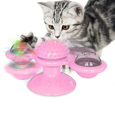 Katzen-windmühlen kratz- und spielstation – DrehPfoten