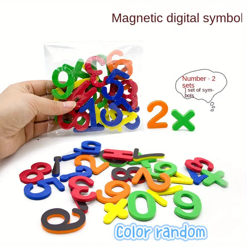 Magnetische Buchstabensticker: Pädagogisches Spielzeug