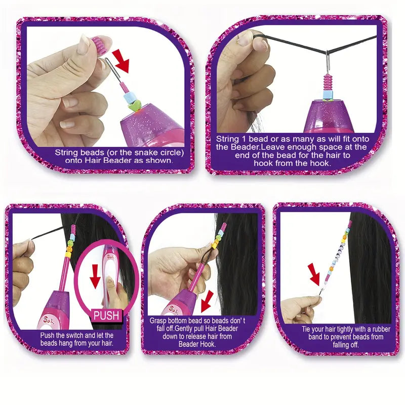 Mädchen DIY Flechtset