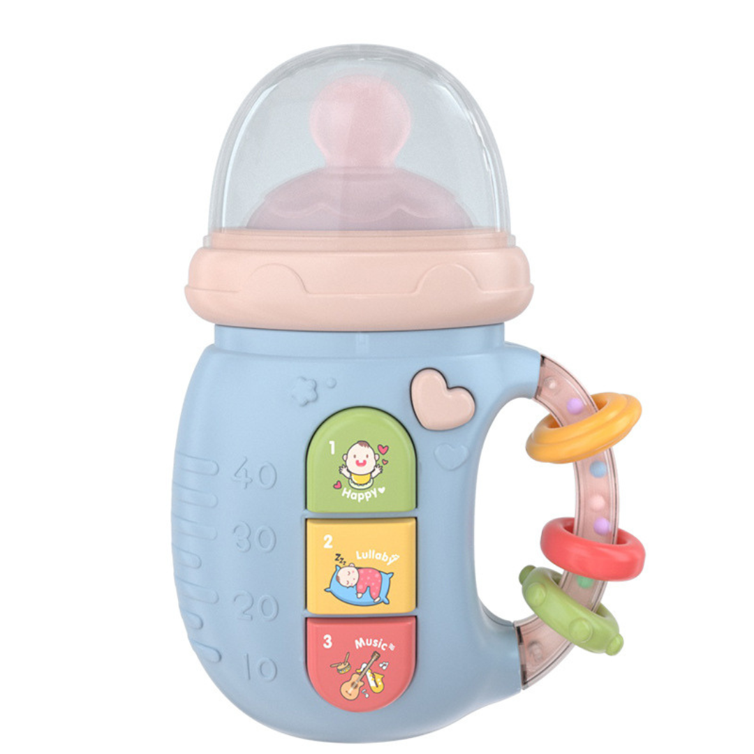 Musikalischer baby schnuller mit beibring und rasseln