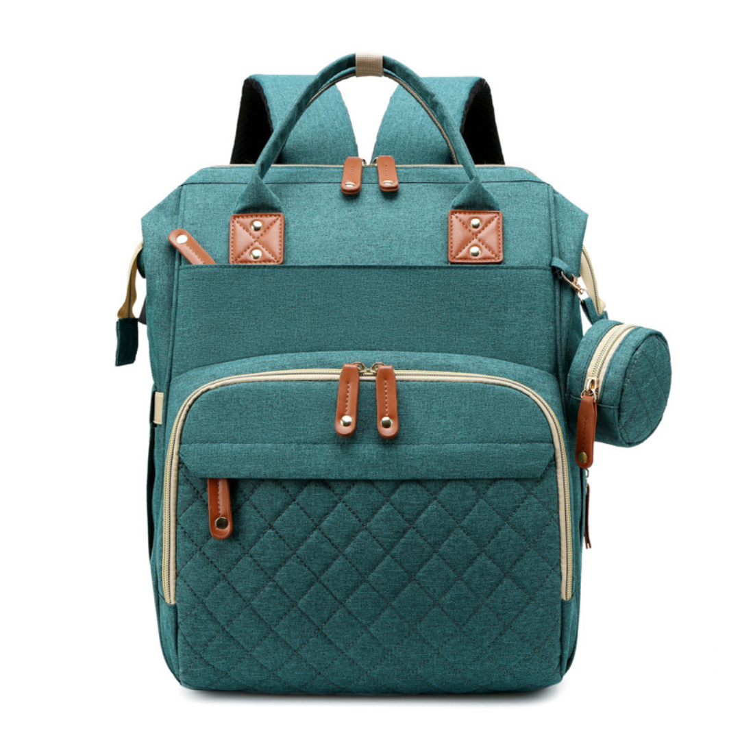 Multifunktionaler baby-wickelrucksack mit schlafplatz