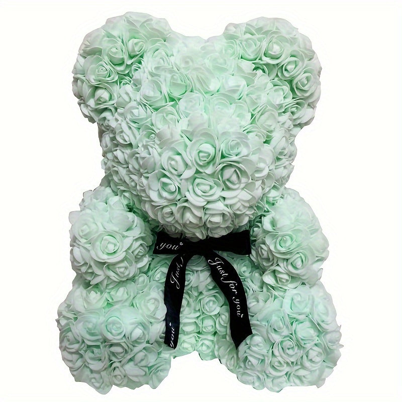 Rosen-Teddy - Elegante Weiß