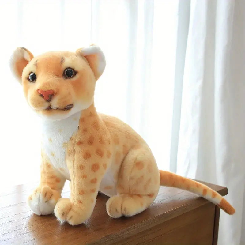 Niedliches Leopard-Löwen-Plüschtier