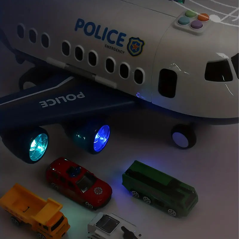Bezauberndes Flugzeugauto-Spielset