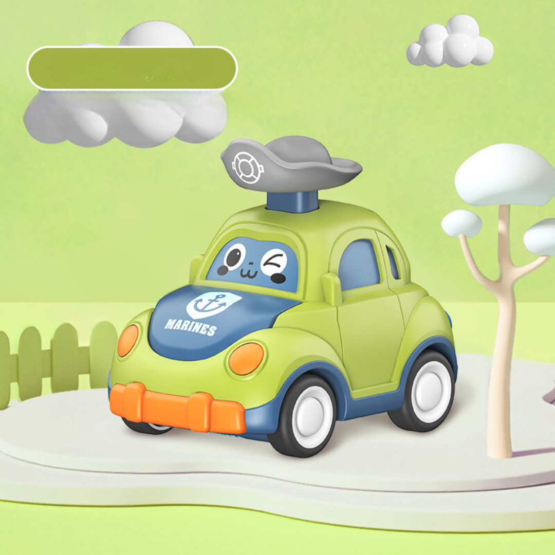 Kleine abenteuer-autos – drücken und fahren