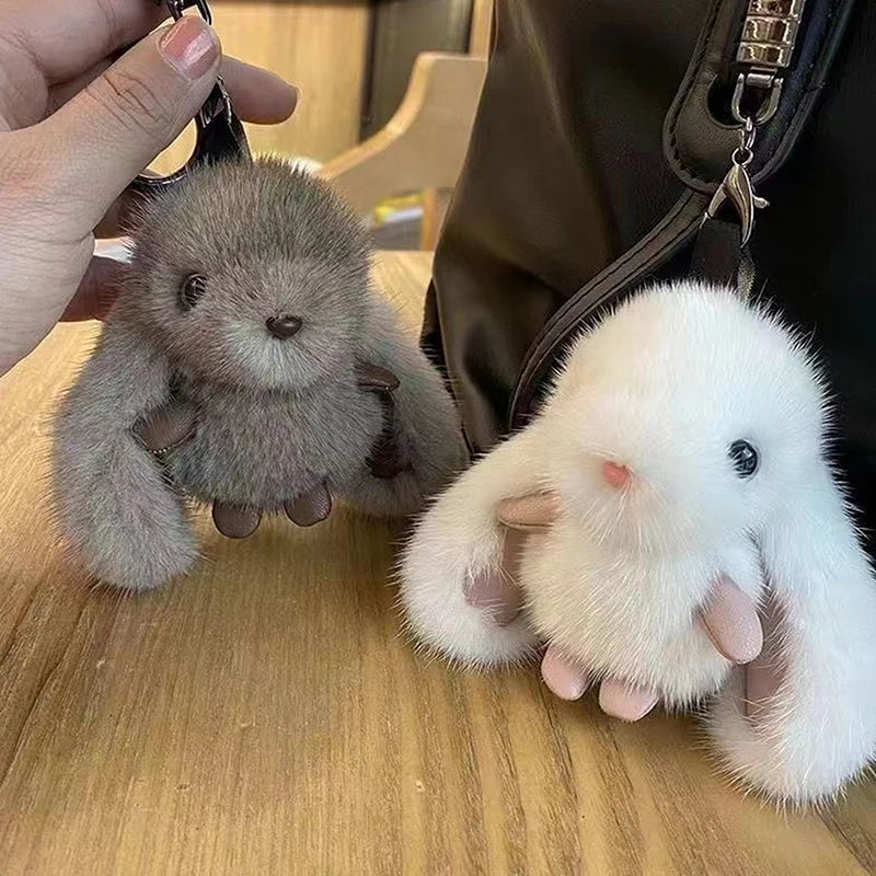 Flauschglück Häschen-Anhänger