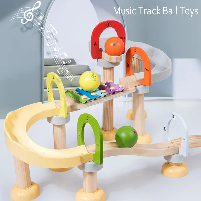 Music Marble Track - montessori-melodien - sensorisches spielzeug