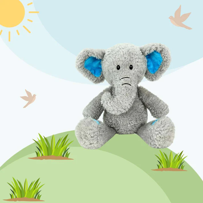 Grauer Elefant Plüschpuppe