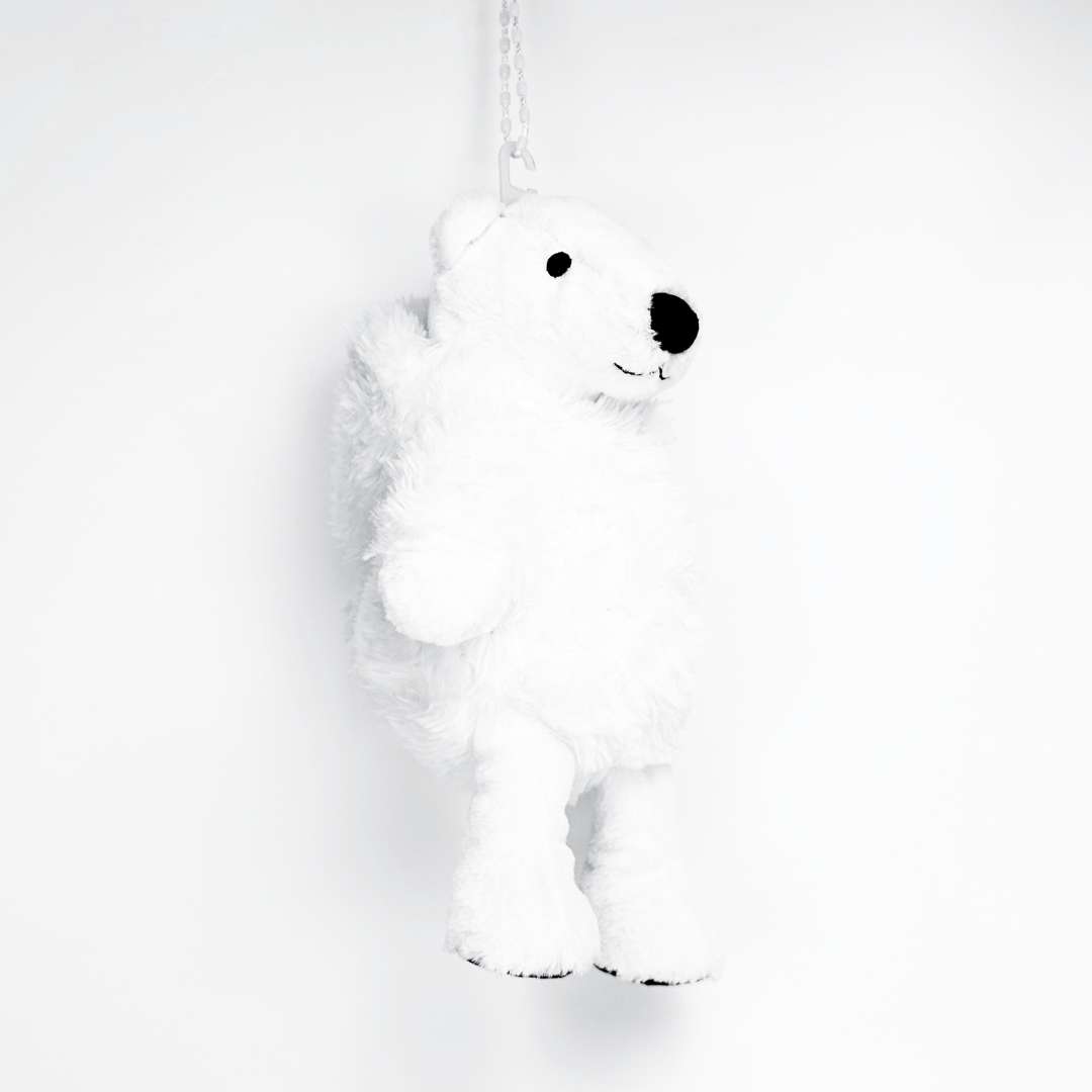Niedlicher Plüsch-Polarbär