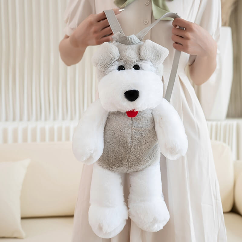 Niedlicher Schnauzer-Hunderucksack