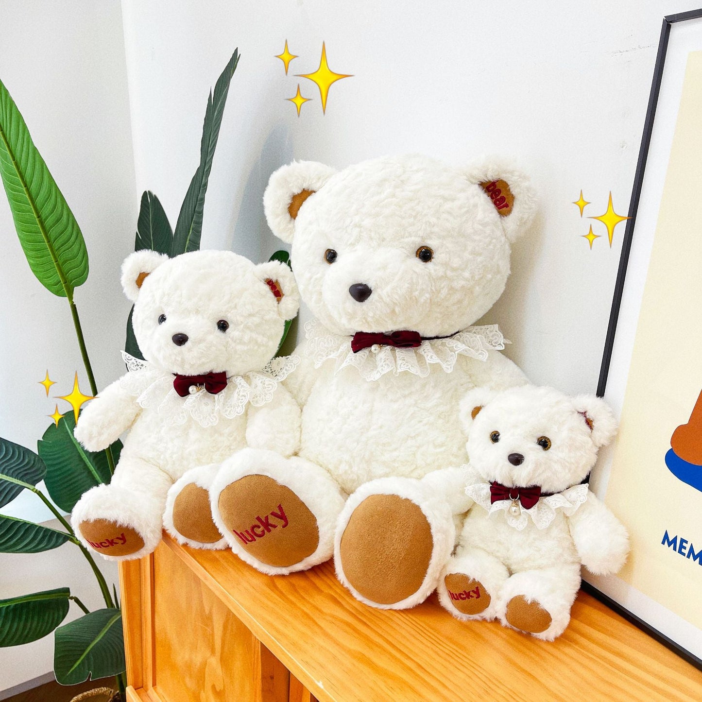 Niedlicher Weißer Teddy Bär