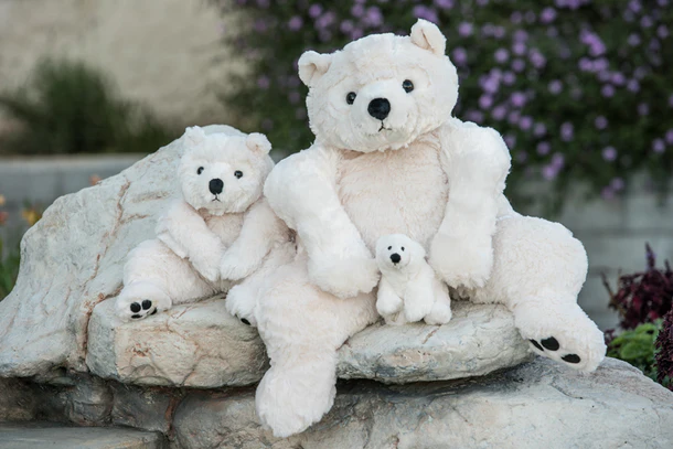 Polarbär frosty flauschiges weiß