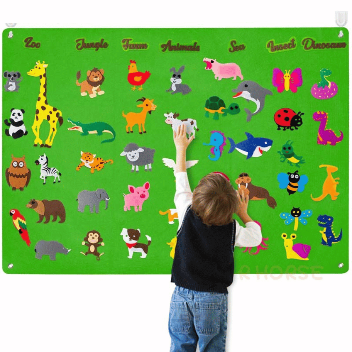 Endloses Entdecken und Spielspaß - Filztafel