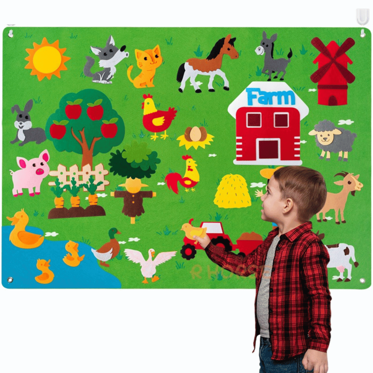 Endloses Entdecken und Spielspaß - Filztafel