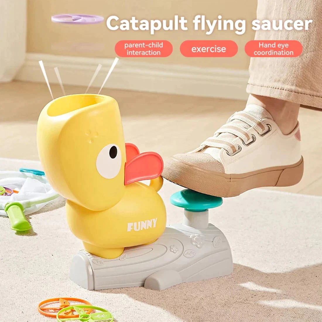 Flyduck - Endloser Spaß! - Fliegendes Scheibenspielzeug