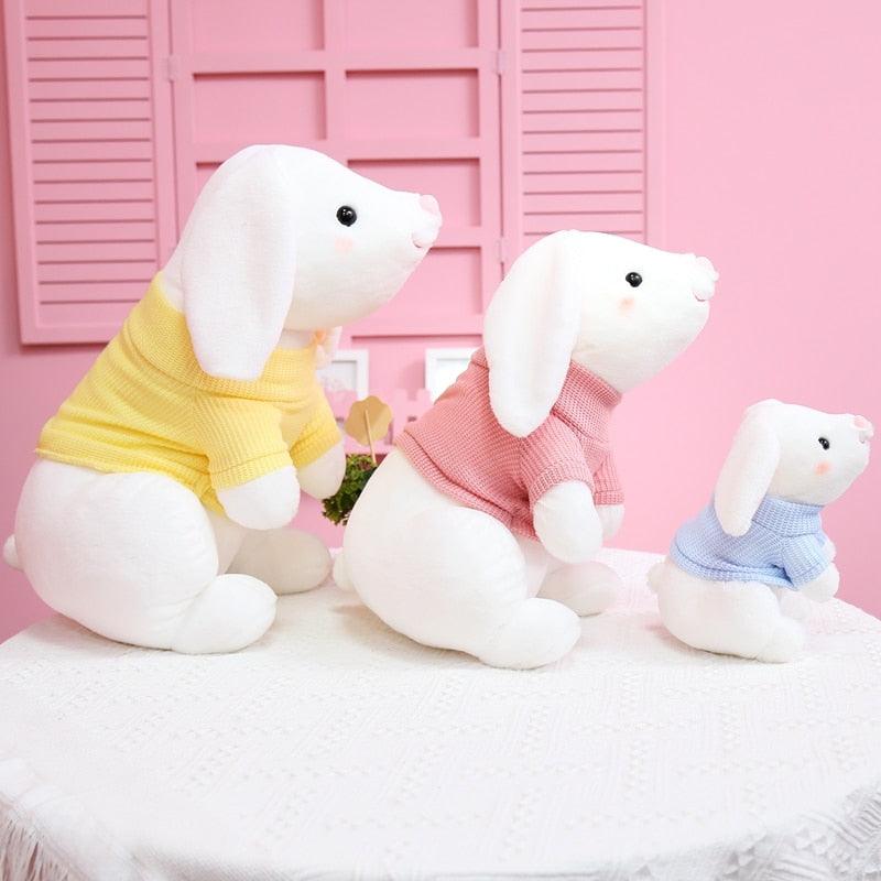Kawaii Bunny Kaninchen mit Pullover Plüschtiere