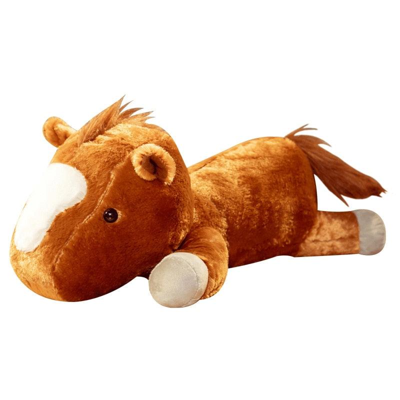 Weißes Liegendes Pferd Kuscheltier
