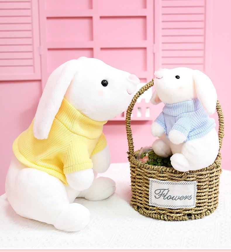 Kawaii Bunny Kaninchen mit Pullover Plüschtiere