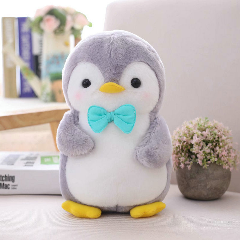 Waddles Familie – Grauer Pinguinplüsch