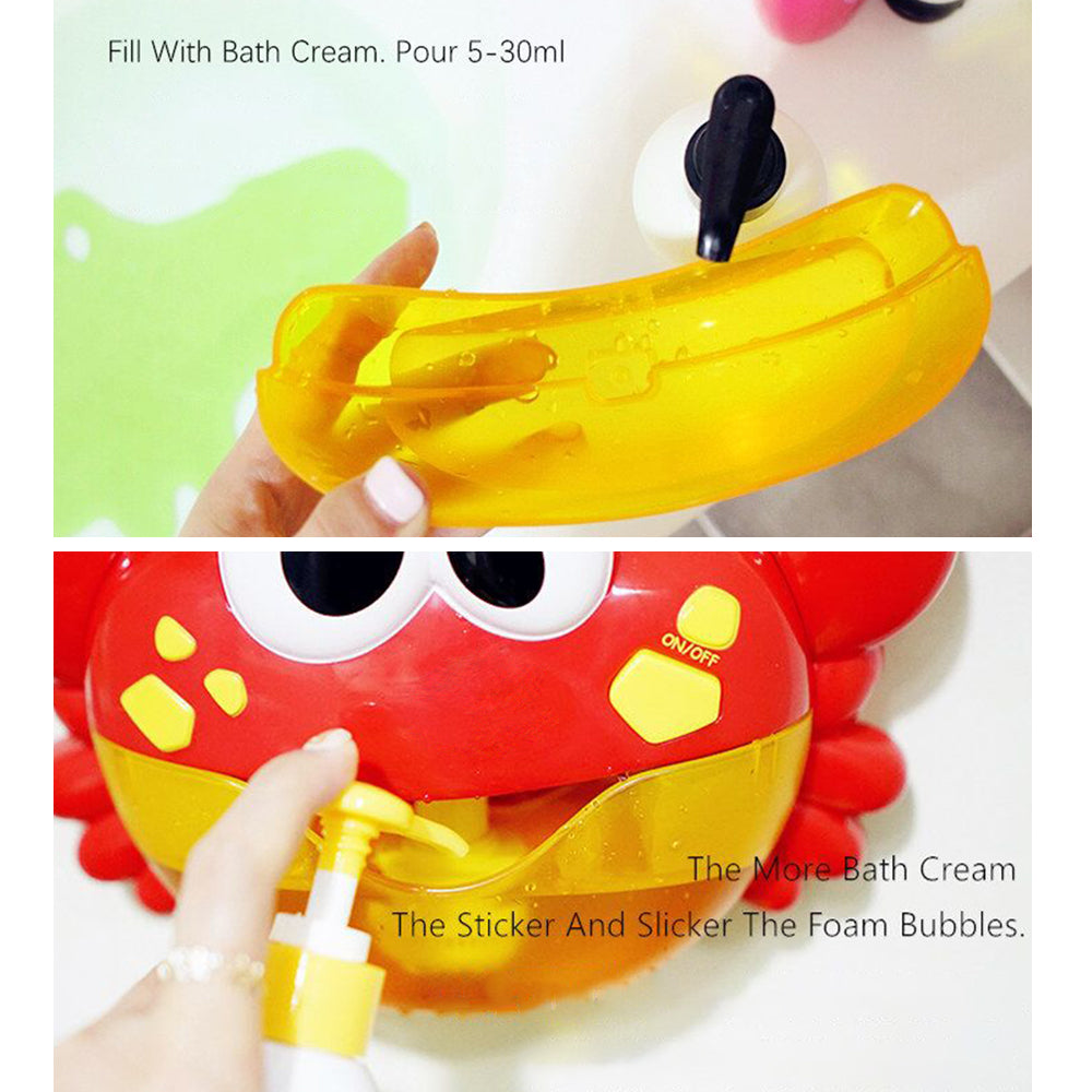 Bubble crab - baden mit seifenblasen - badespielzeug