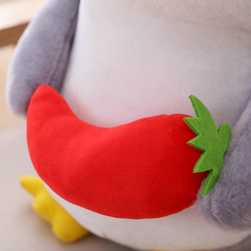 Waddles Familie – Grauer Pinguinplüsch