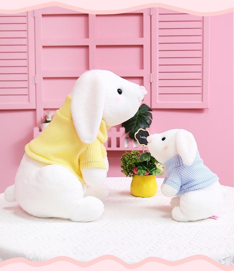 Kawaii Bunny Kaninchen mit Pullover Plüschtiere