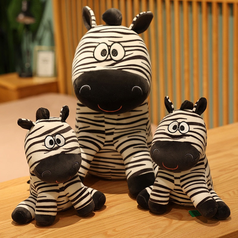 Alberne Zebra-Plüschtiere