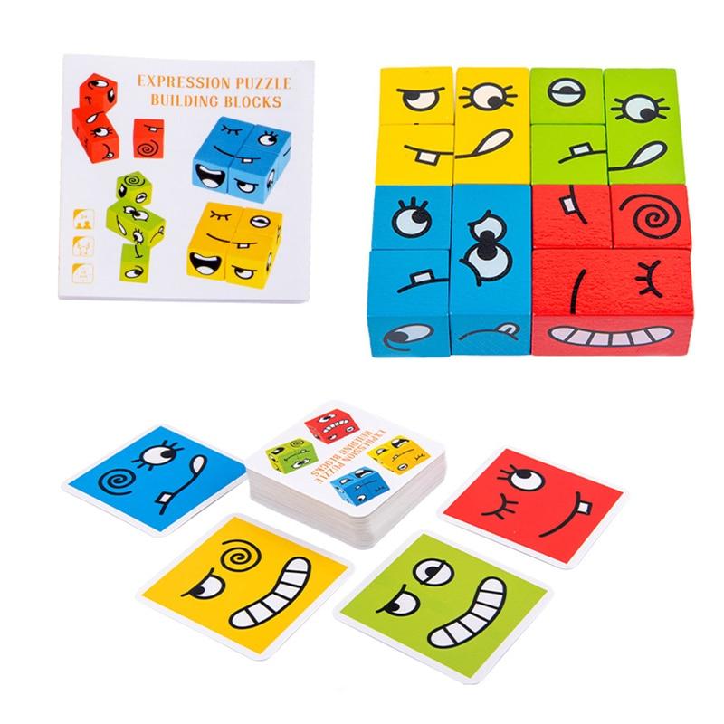 Woods | Denkübungen für kinder - ausdrucksblock-puzzle