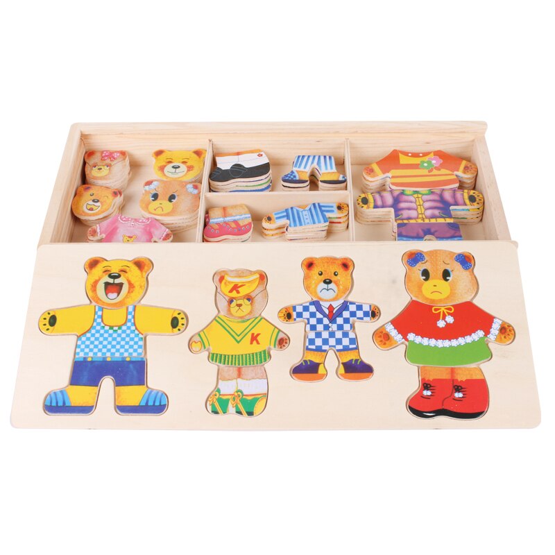 Holzpuzzle zum Anziehen - Boris von Woods